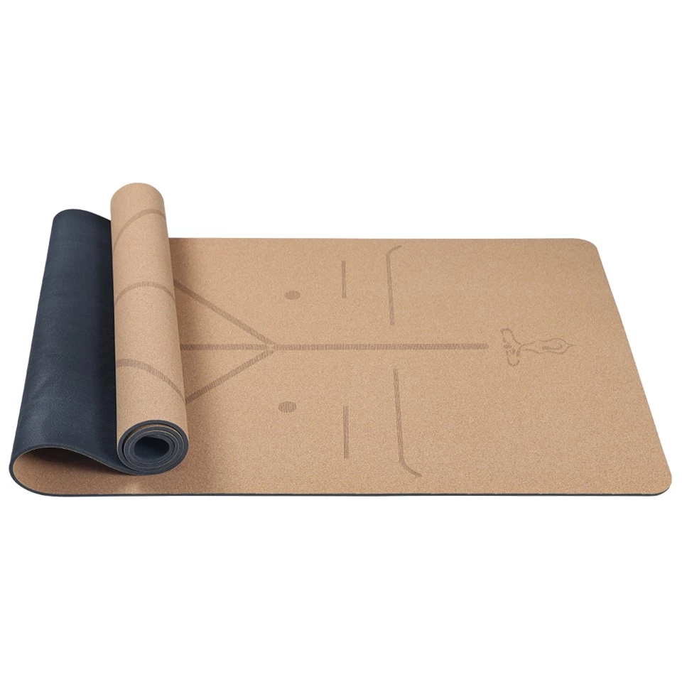 Kurk en rubberen yogamat